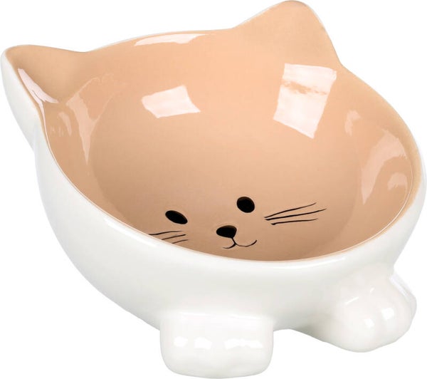 COMEDERO PARA GATO FLAMINGO - PUZI - NARANJA