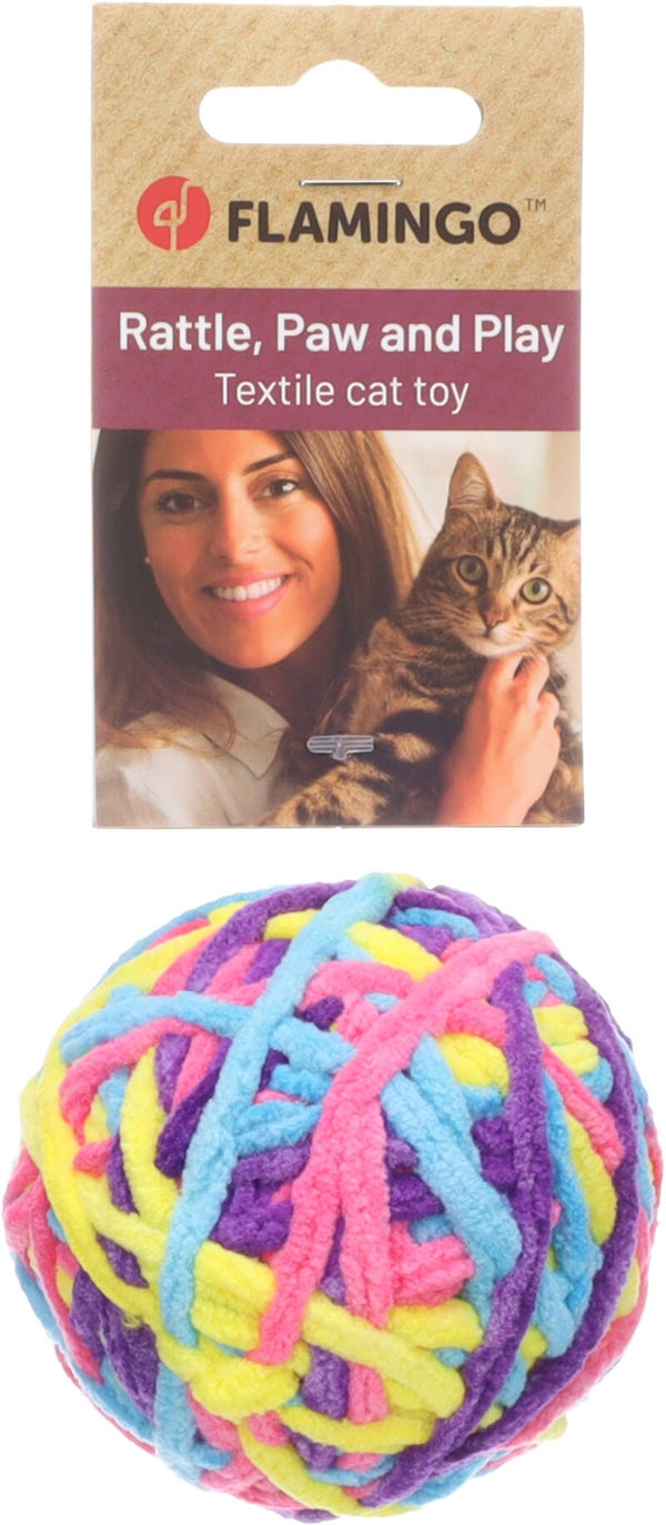FLAMINGO JUGUETE PARA GATO PELOTA