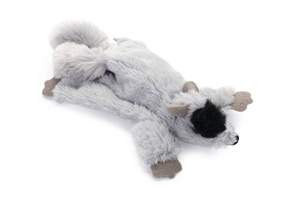 BEEZTEES JUGUETE CON HIERBA GATERA FLAT TEX GRIS