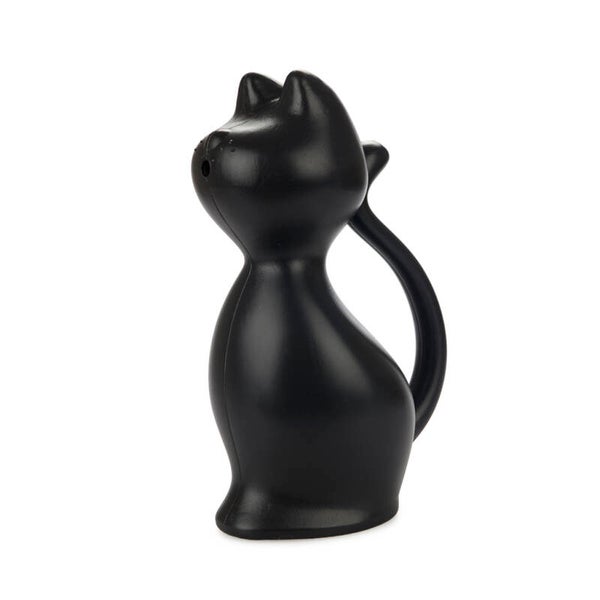 REGADERA MEOW NEGRO PLÁSTICO & GATO