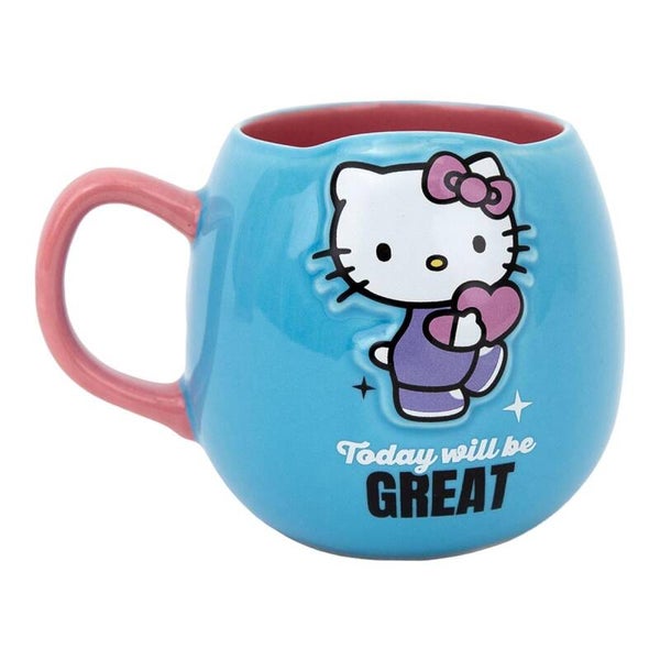 TAZA DE CERÁMICA 3D 370ML HELLO KITTY