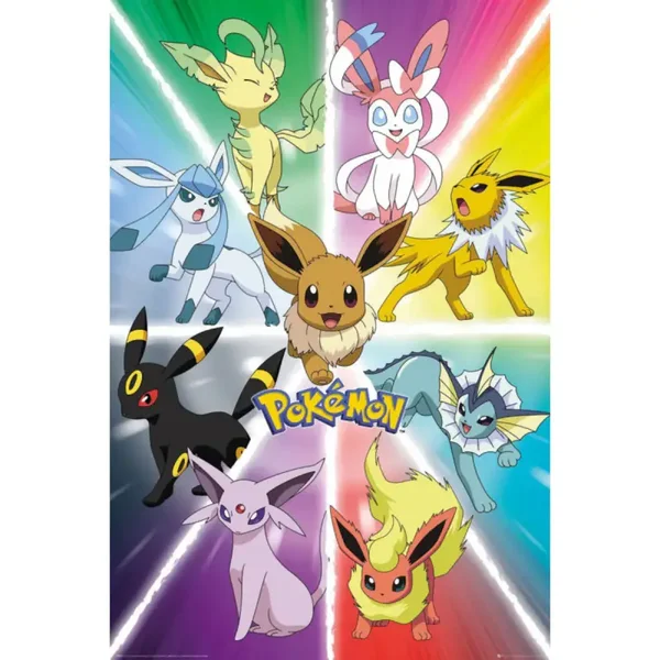 POSTER POKEMON EEVEE EVOLUTION