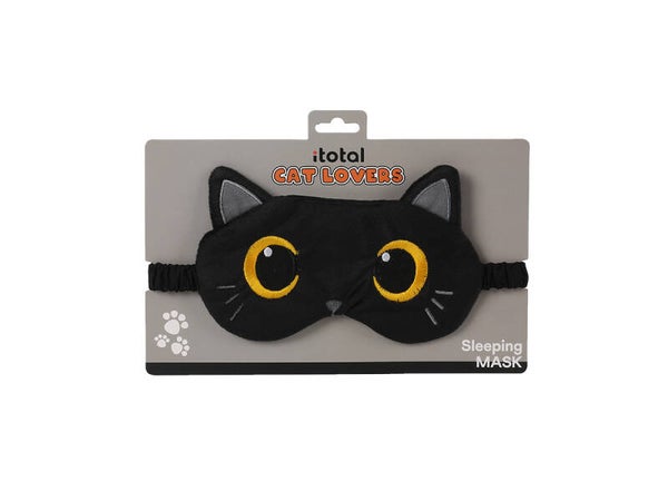 ANTIFAZ PARA DORMIR BLACK CAT GATO