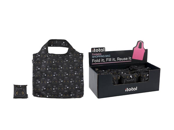 BOLSA DE LA COMPRA BLACK CAT GATO