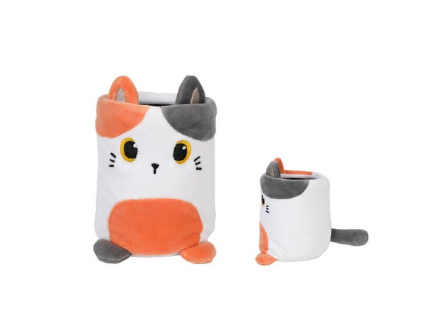 PORTABOLÍGRAFOS PLUSH ORANGE CAT GATO