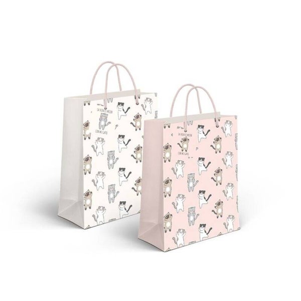BOLSA PAPEL S GATOS 11.5x6.7x14CM