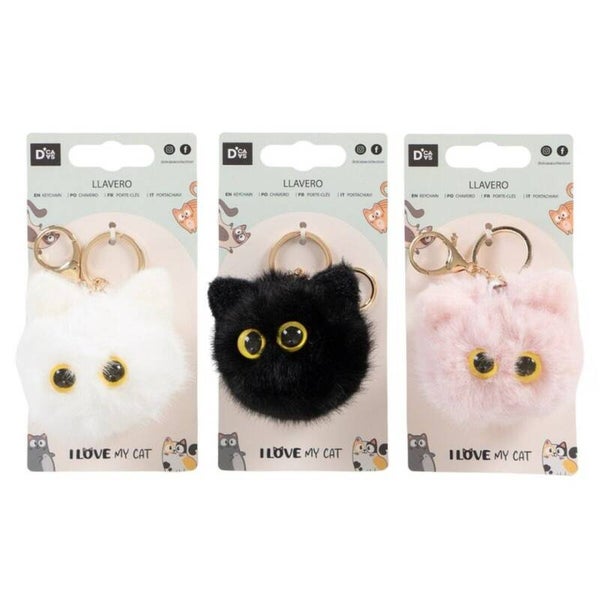 LLAVERO PELUCHE GATO