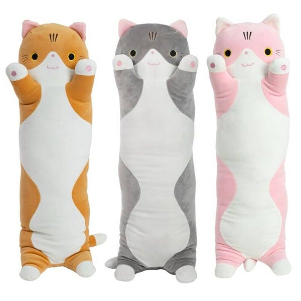 PELUCHE SUPER SOFT ALMOHADA 70CM GATO