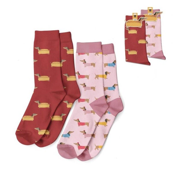 CALCETINES TALLAS 35-42 TECKEL PERRO