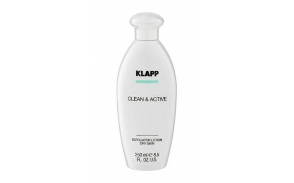 Klapp Clean & Active Exfoliator Lotion Dry Skin 250ML