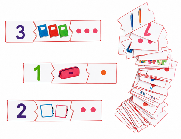 18 puzzles de la rentrée numération 1 à 3