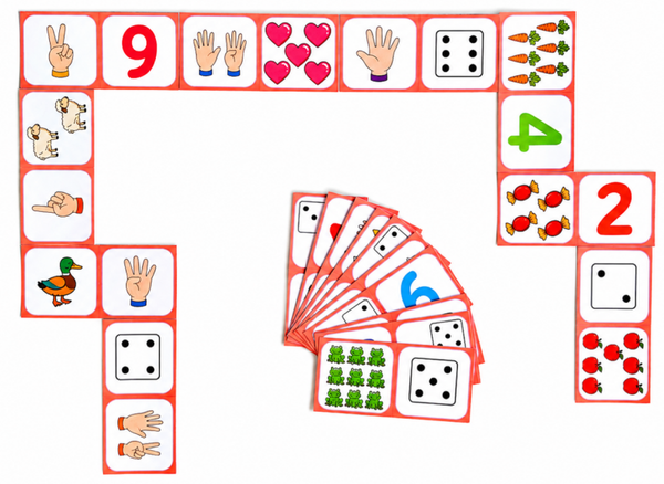 Dominos des schèmes de 1 à 10