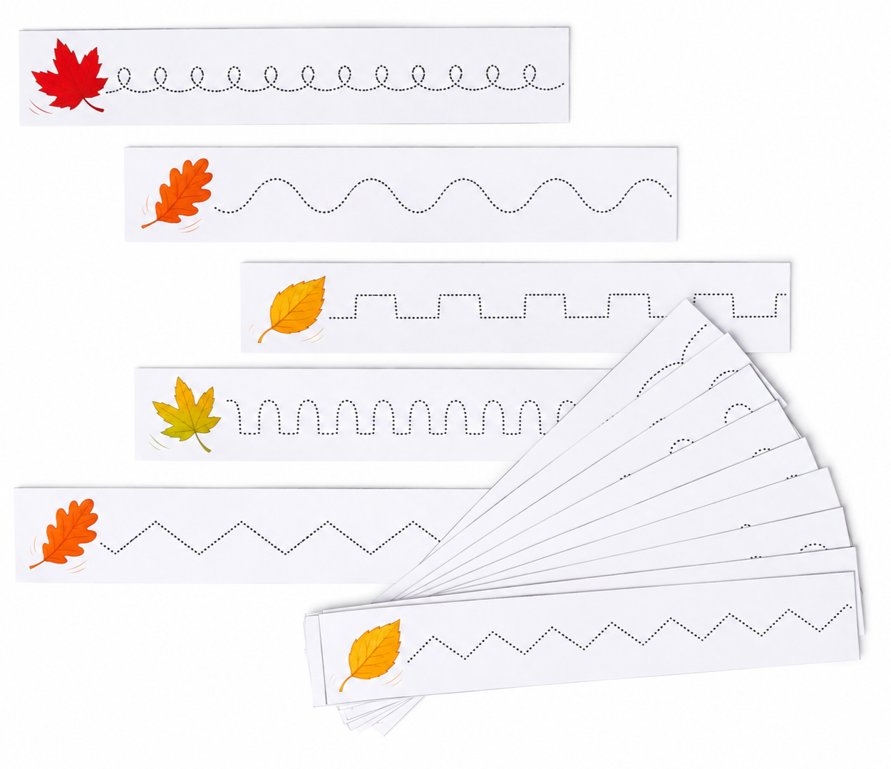 Les feuilles d'automne : graphisme