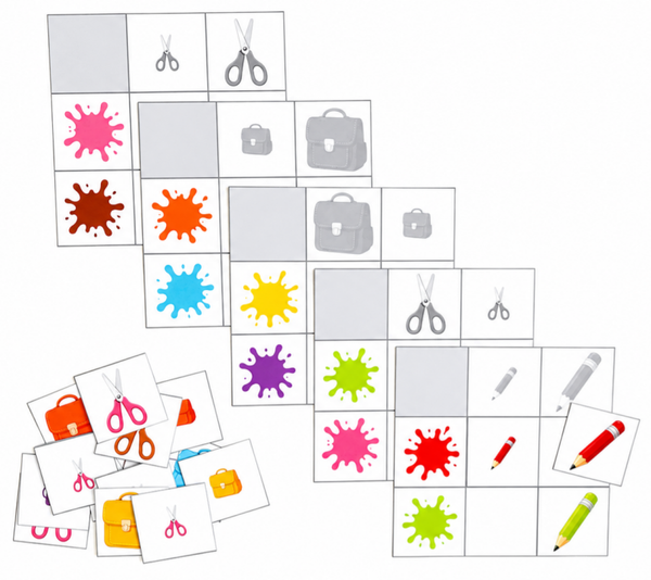 Les tableaux à double entrée de la rentrée 2x2 tailles