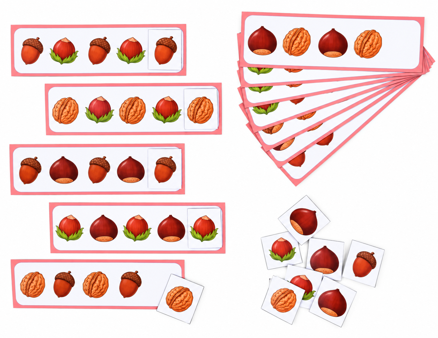 Les algorithmes des fruits d'automne ABAB