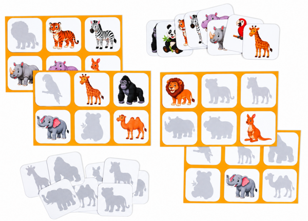 Lotos des animaux du zoo