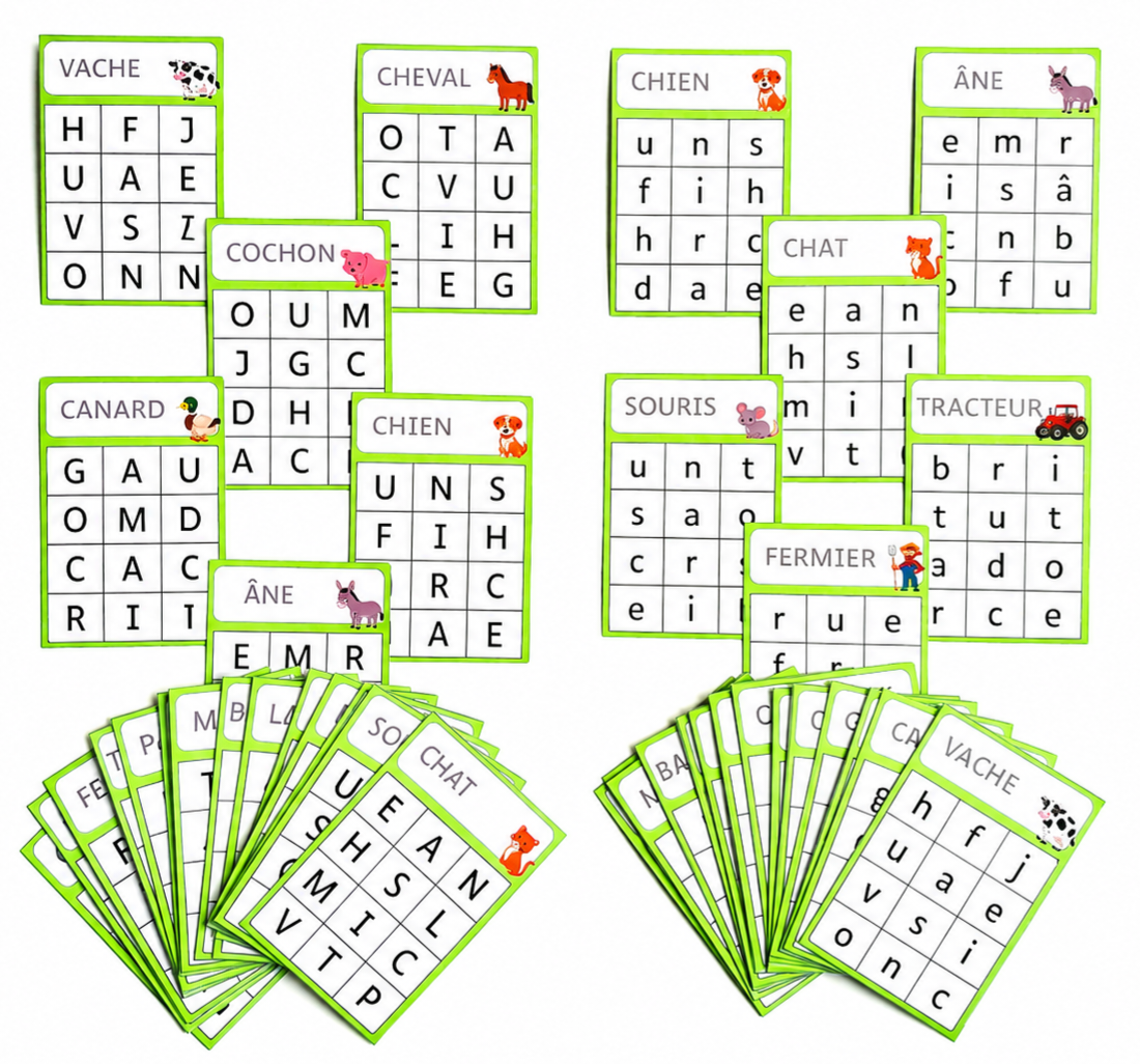 La ferme - associations majuscules minuscules