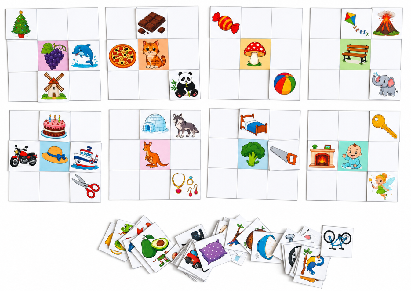 Les tableaux des rimes