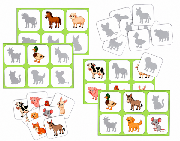 Lotos des animaux de la ferme
