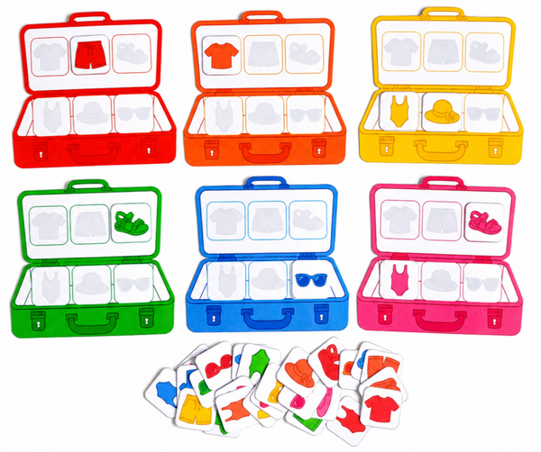 Les valises colorées