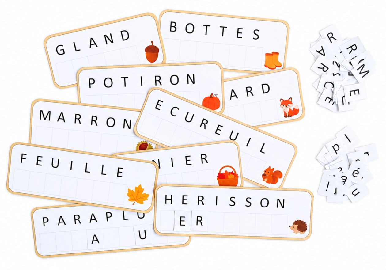 Les mots de l'automne