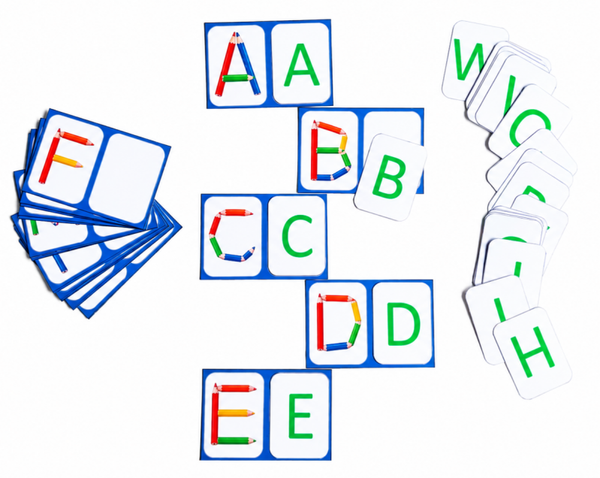 Les lettres en crayons