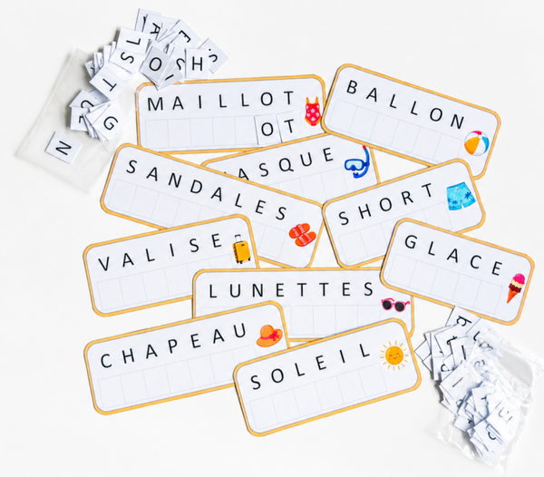 Les mots des vacances d'été