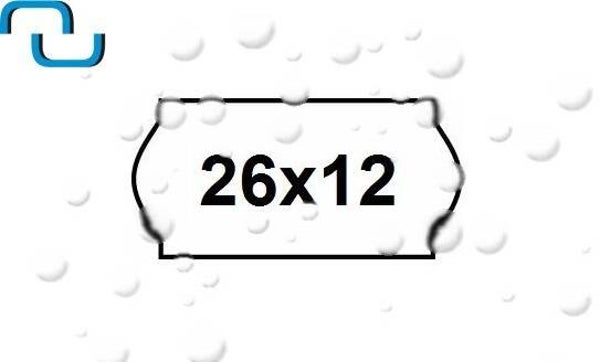 Prijsetiketten 26x12 mm, watervast, weer en wind bestendig
