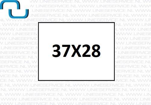 prijsetiketten 37x28 mm unieservice bv