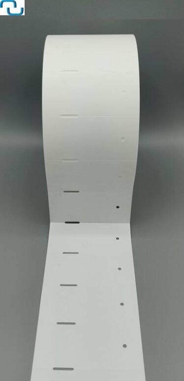 Schapkaarten 80x38 mm kunststof 2650/rol