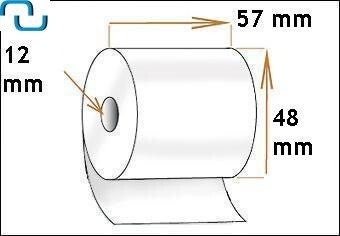 Pinrollen 57x48x12 mm thermo