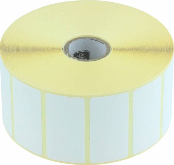 Thermo etiketten 57x32 mm Zebra permanent