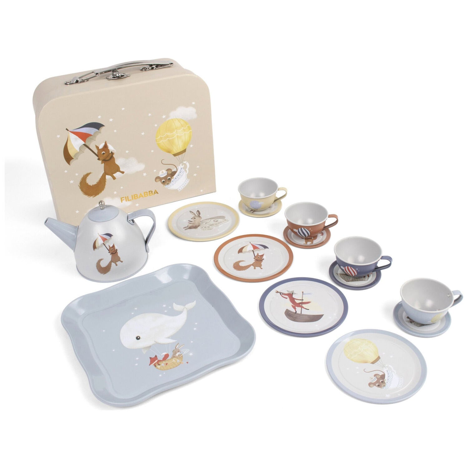 Valisette de jeu Dînette Service à thé - Filibabba