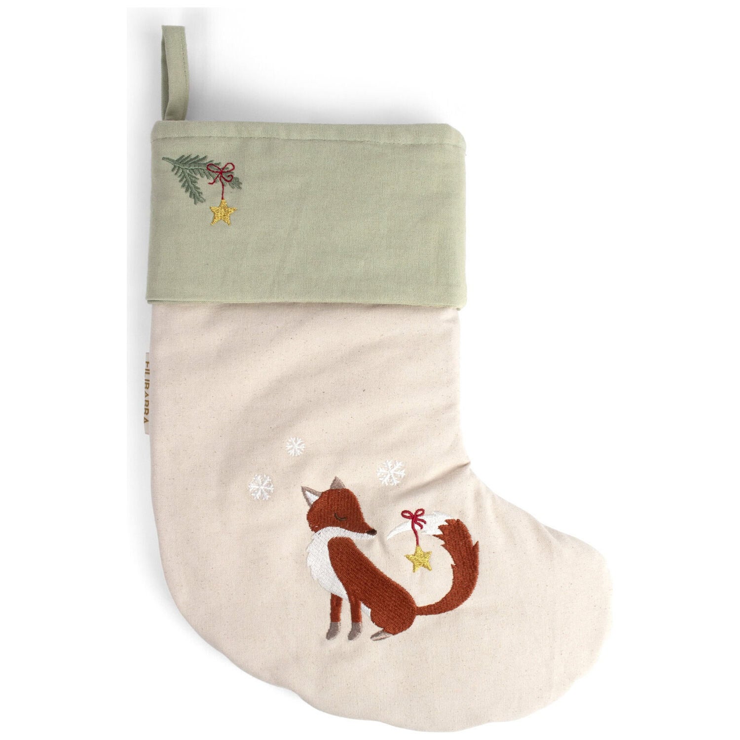 Chaussette de Noël brodée - Filibabba