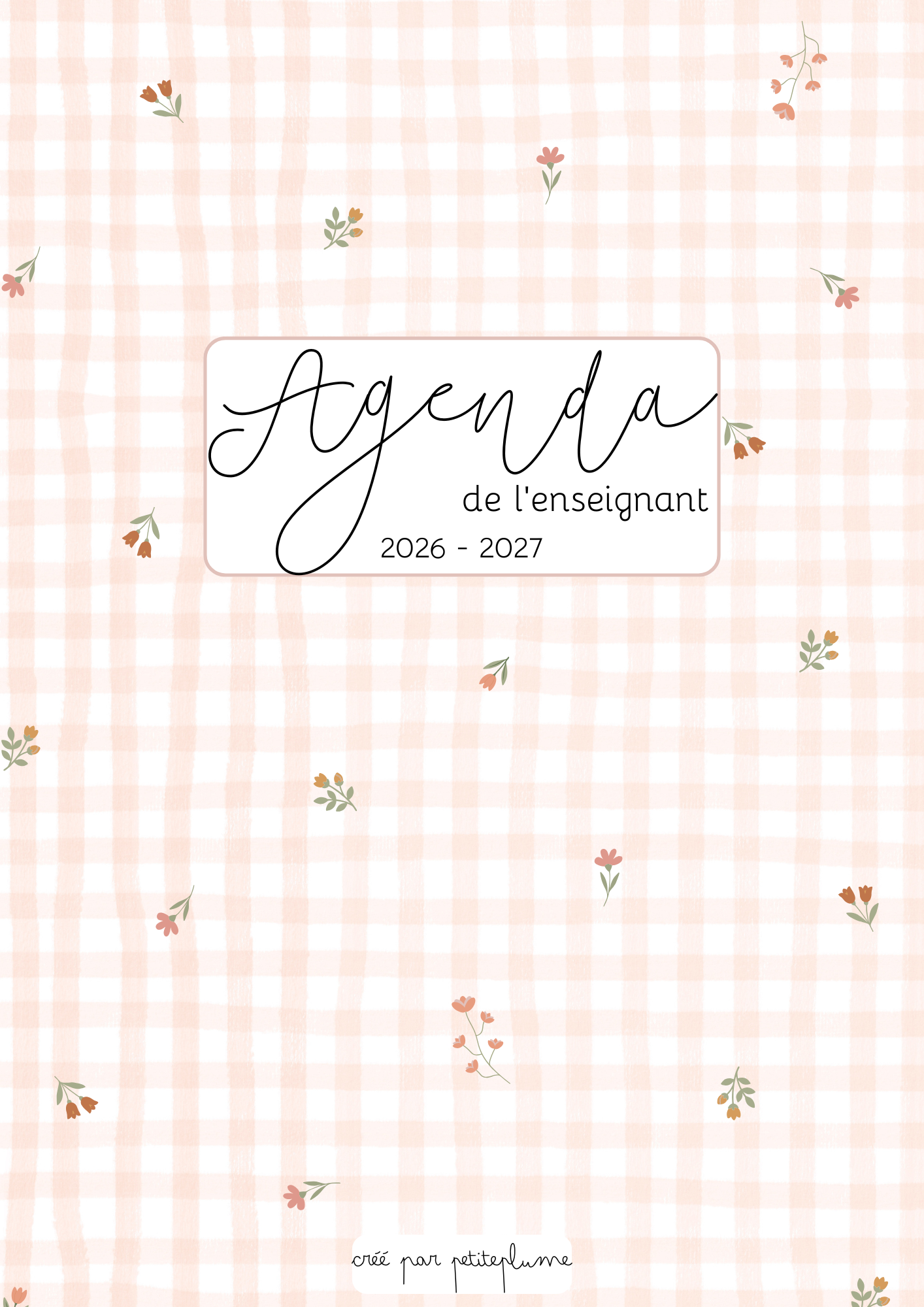 Agenda enseignants 2026-2027 – Version numérique PDF - Agathe