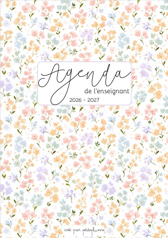 Agenda enseignants 2026-2027 – Version numérique PDF - Lily