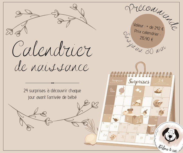 Calendrier de naissance ~ éléphant | Pilou&cie