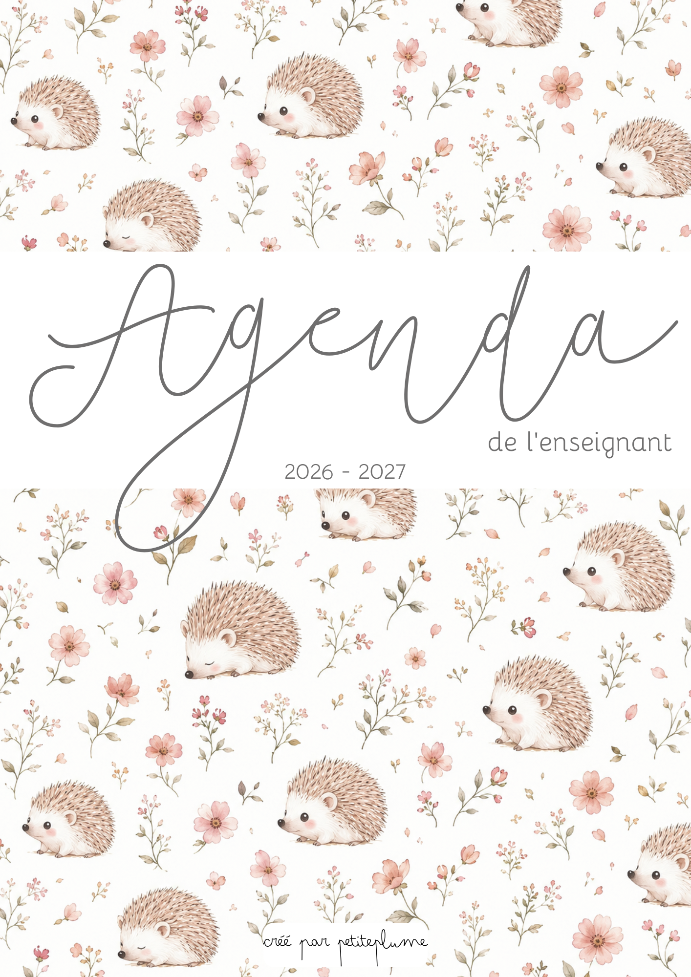 Agenda enseignants 2026-2027 – Version numérique PDF - Éléonore