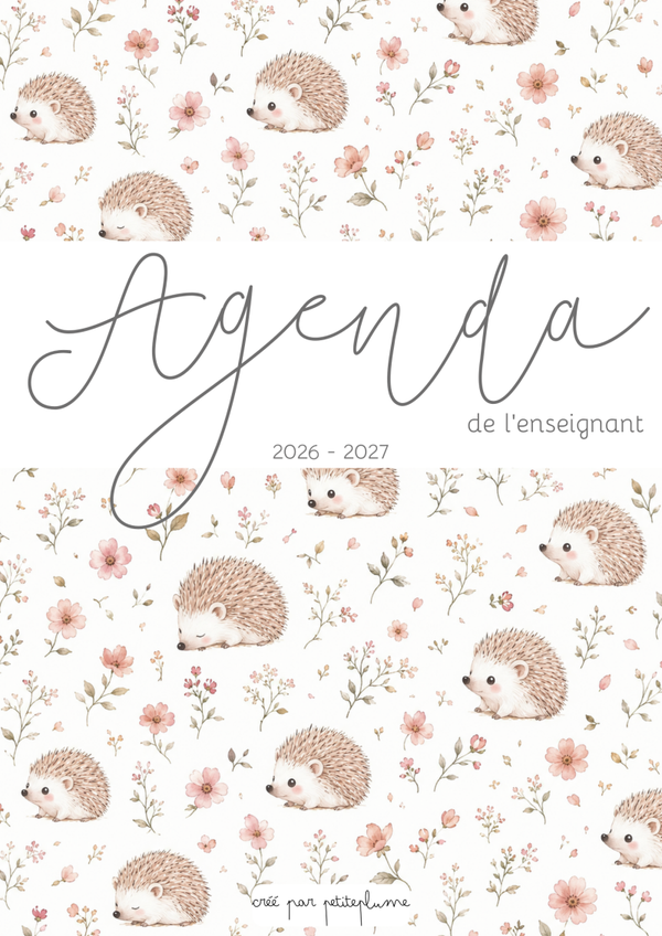 Agenda enseignants 2026-2027 – Version numérique PDF - Éléonore