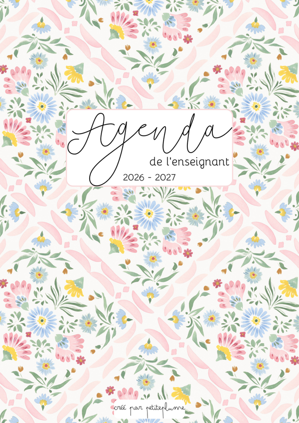 Agenda enseignants 2026-2027 – Version numérique PDF - Louise