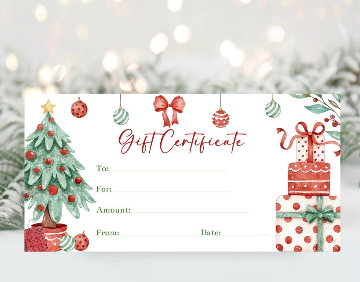 GIFT CERTIFICATE