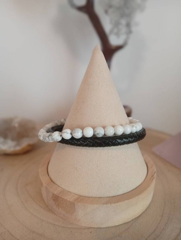 Bracelet Dagda - Howlite