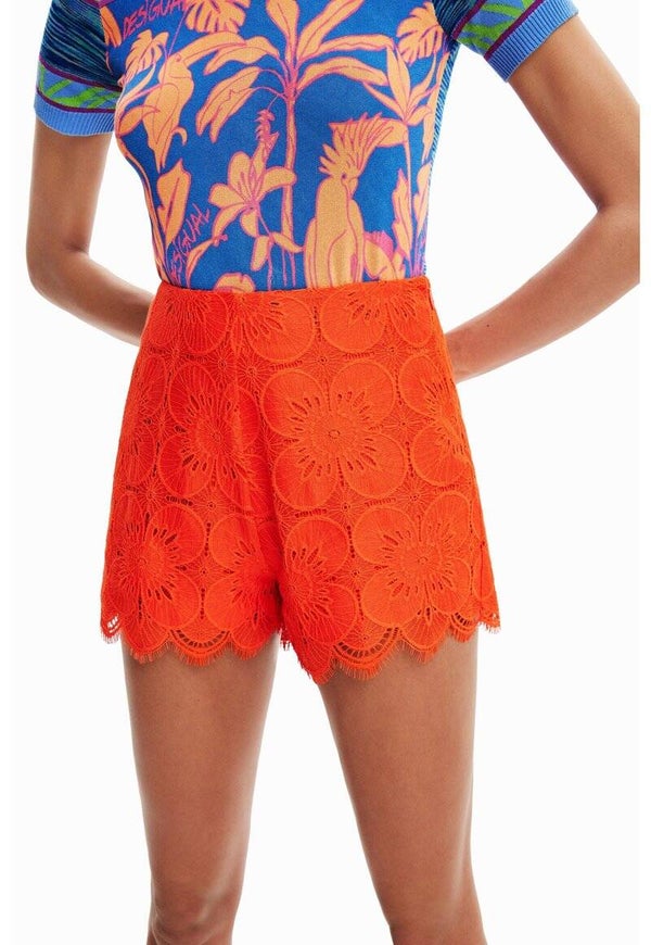 Desigual dames korte broek Oranje
