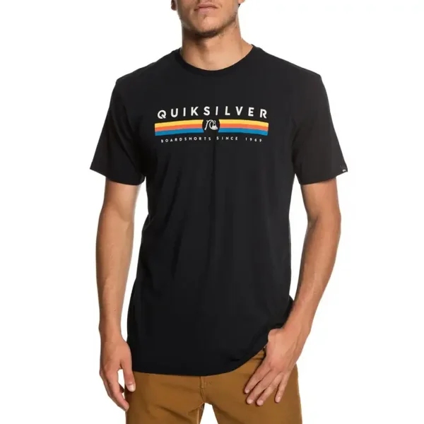 QUIKSILVER GET BIZZY TEE BLACK heren t-shirt
