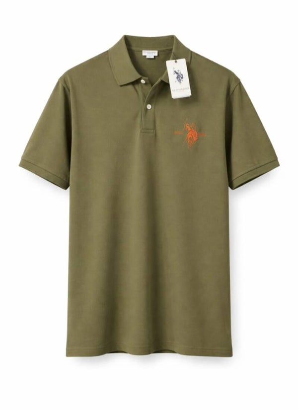 U.S Polo ASSN groen polo shirt heren