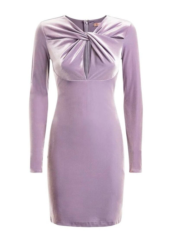 Guess velours jurk paars dames M