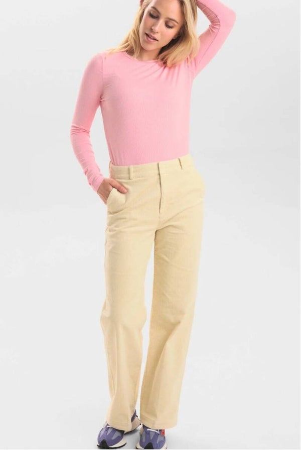 Nümph beige broek dames M
