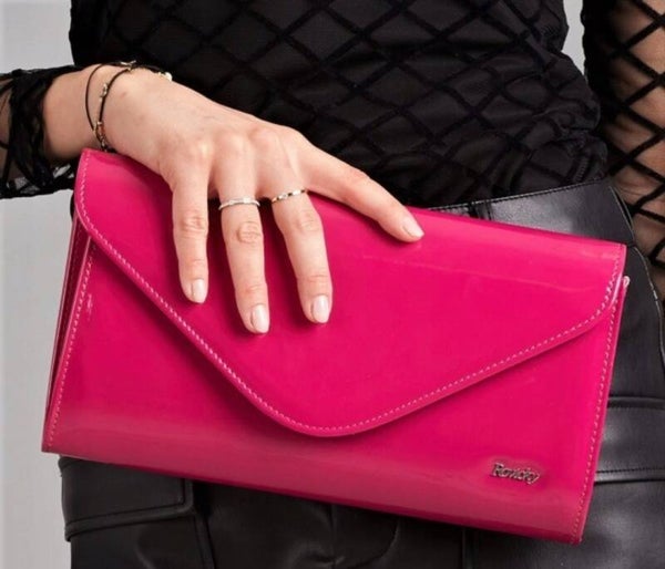 Dames clutch fuchsia /decorative tas Rovicky