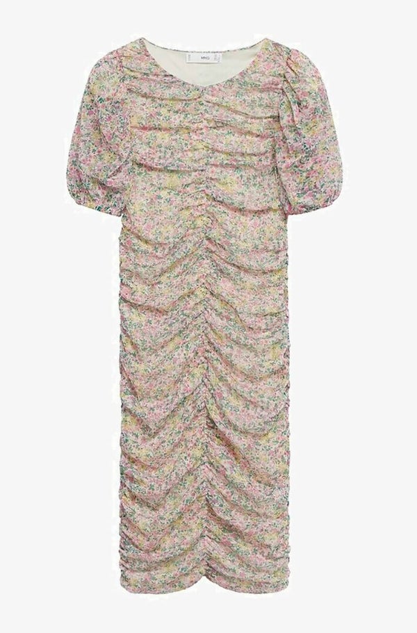 Mango jurk bloemen patroon dames S