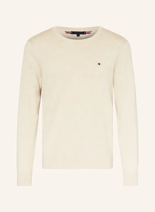 Heren Trui Tommy Hilfiger Kasjmier Creme